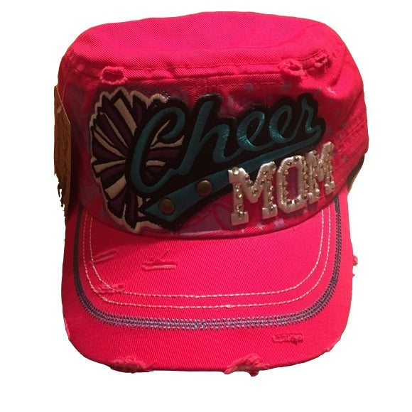 Leader LOGA Cheer Mom with rhinestones hat