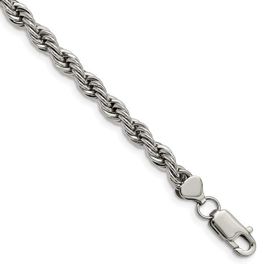 Men's Chisel Stainless Steel Rope Bracelet