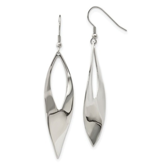 Chisel Stainless Steel Fancy Dangle Earrings