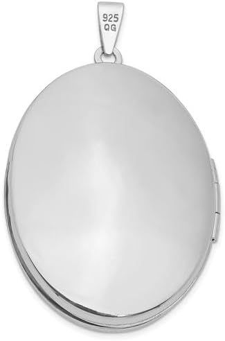 .925 Sterling Silver Oval 6-Frame Family Locket