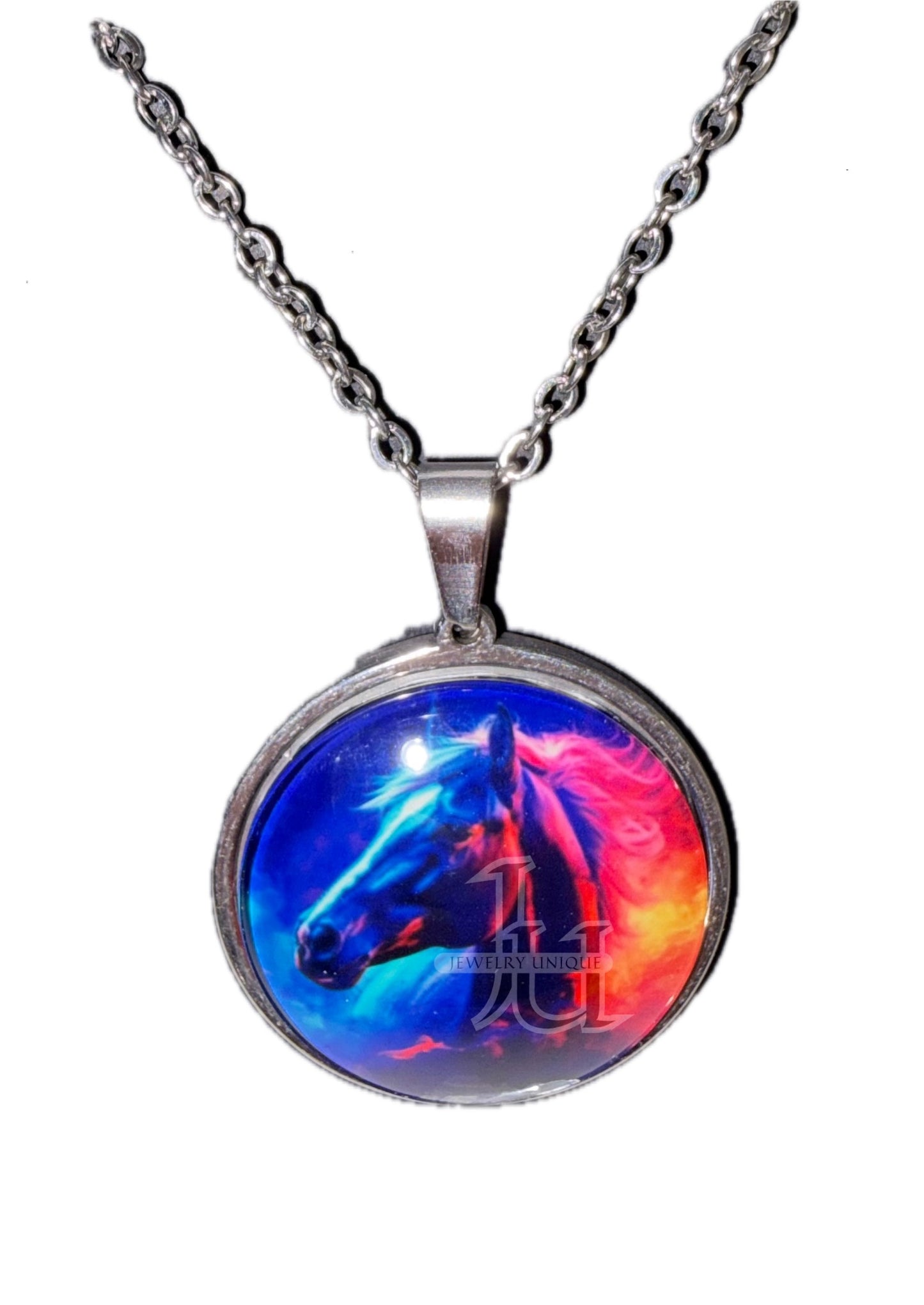 Colorful Horse Necklace