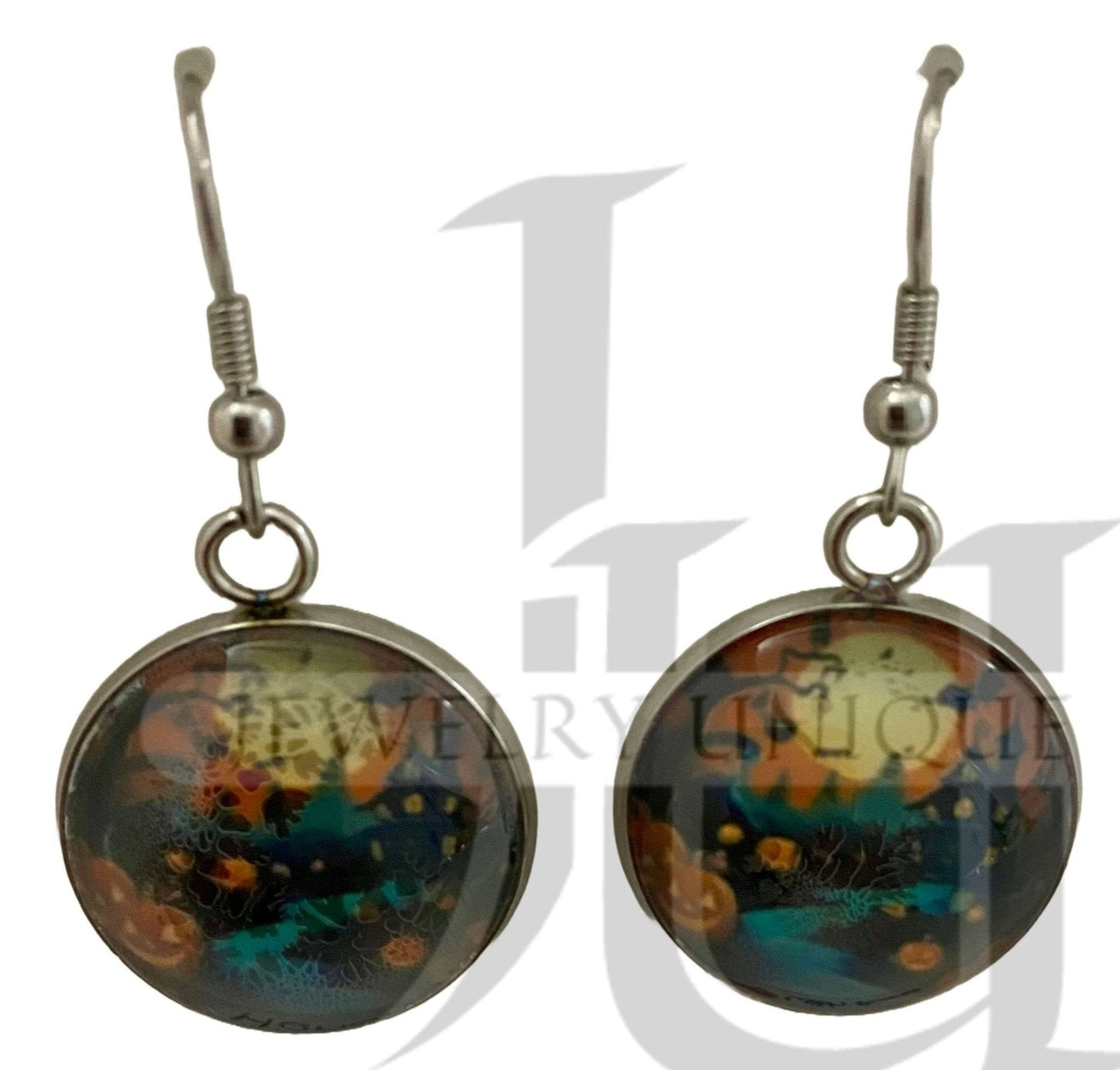 Handmade Halloween Dangle Earrings