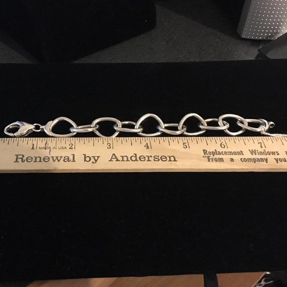 Beautiful Sterling Silver Link Bracelet