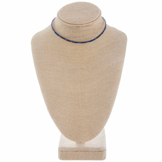 Short Leather Animal Print Necklace