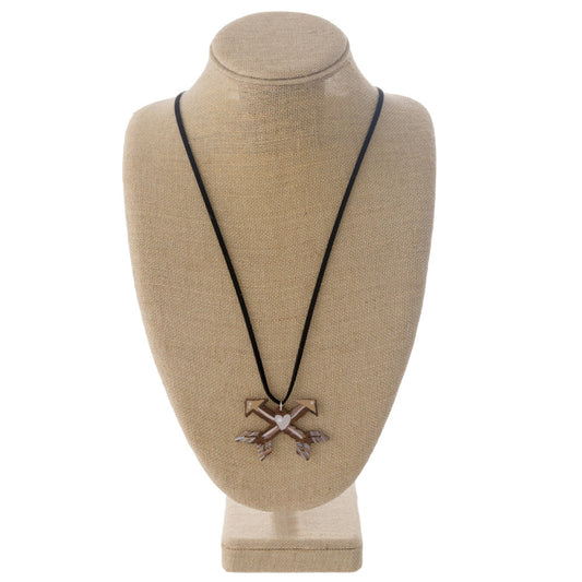 Western Necklace with Arrow Metal Pendant