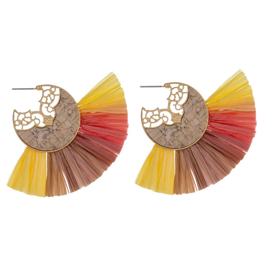 Tassel Post Earrings