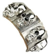 Fashion Wide Skull Stretch Bracelet