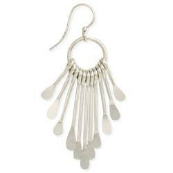 Silver Paddle Fashion Earrings