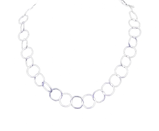 Sterling Silver Links Necklace