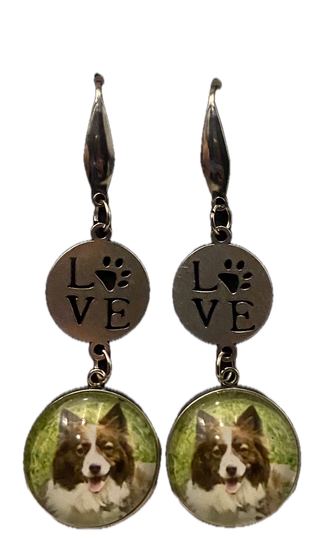 Unique and Beautiful Customizable Large Pet Earrings