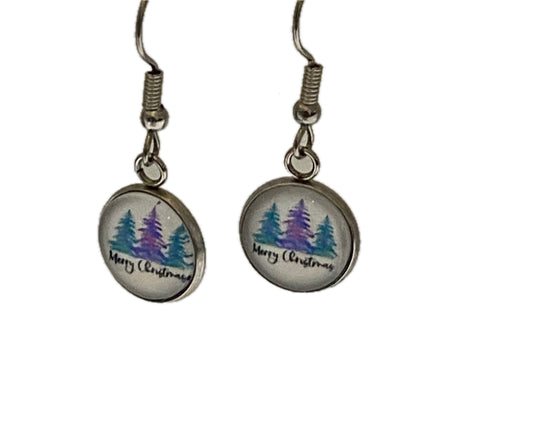 Merry Christmas Dainty Earrings