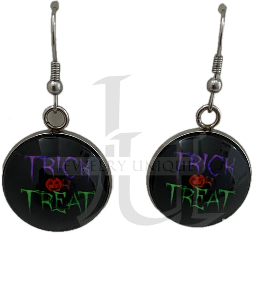 Handmade Trick or Treat Earrings