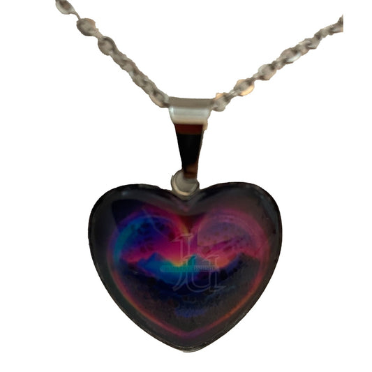 Mountains Heart Necklace