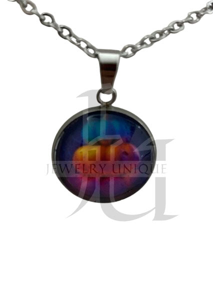 Handmade Pumpkins Trio Necklace