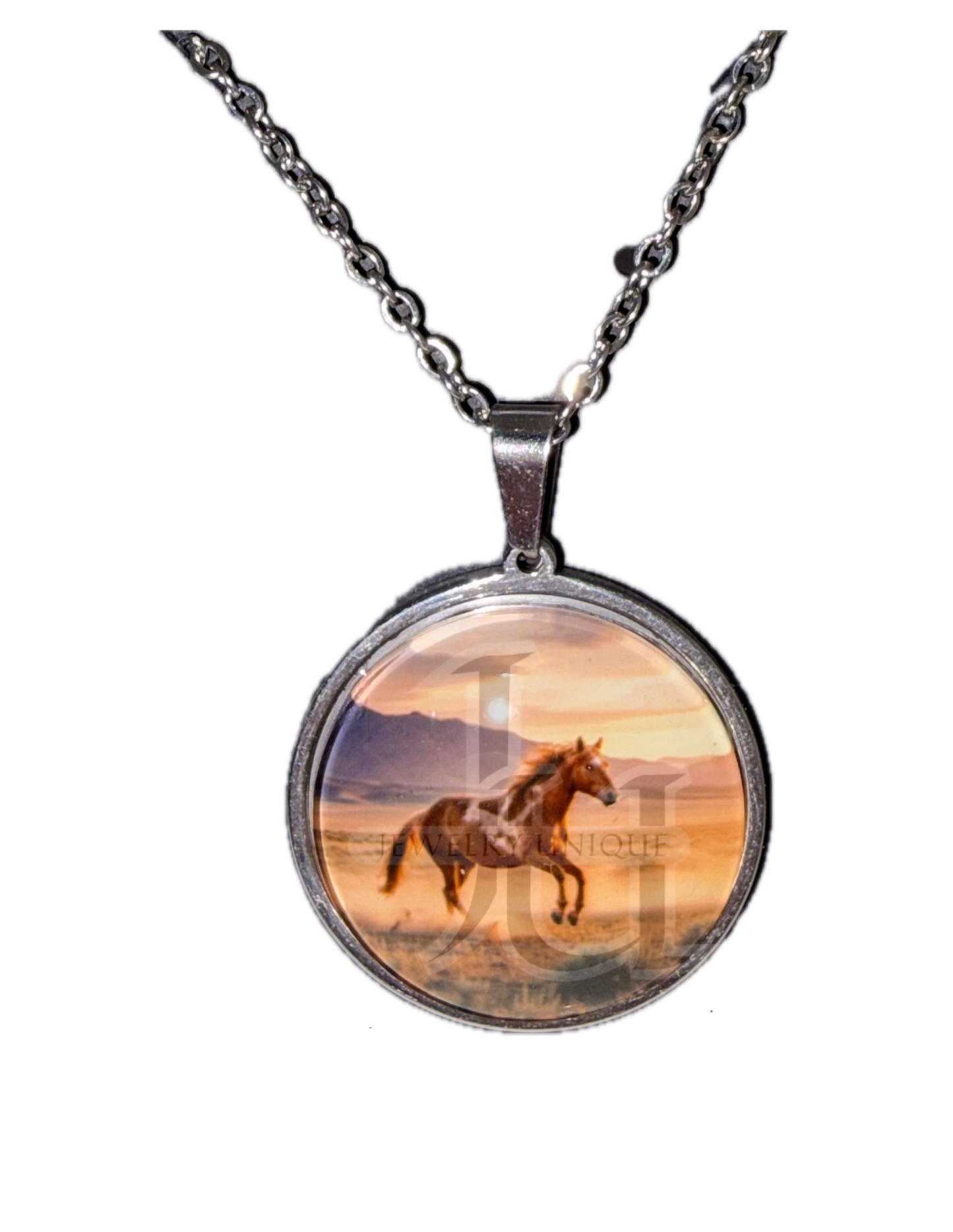 Horse in Country Necklace